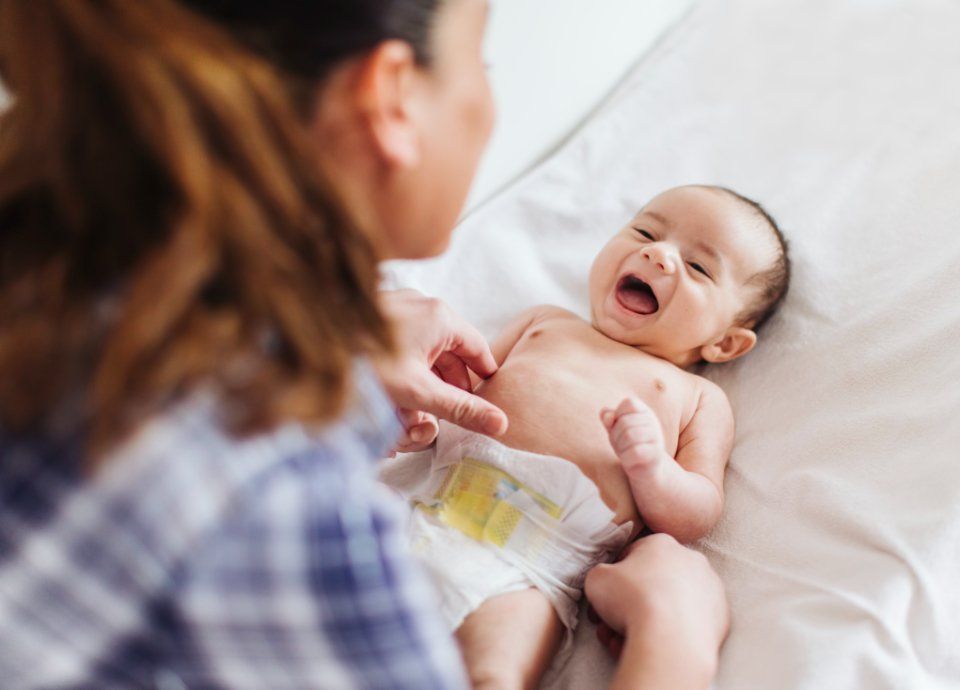 mamma con il suo bebè