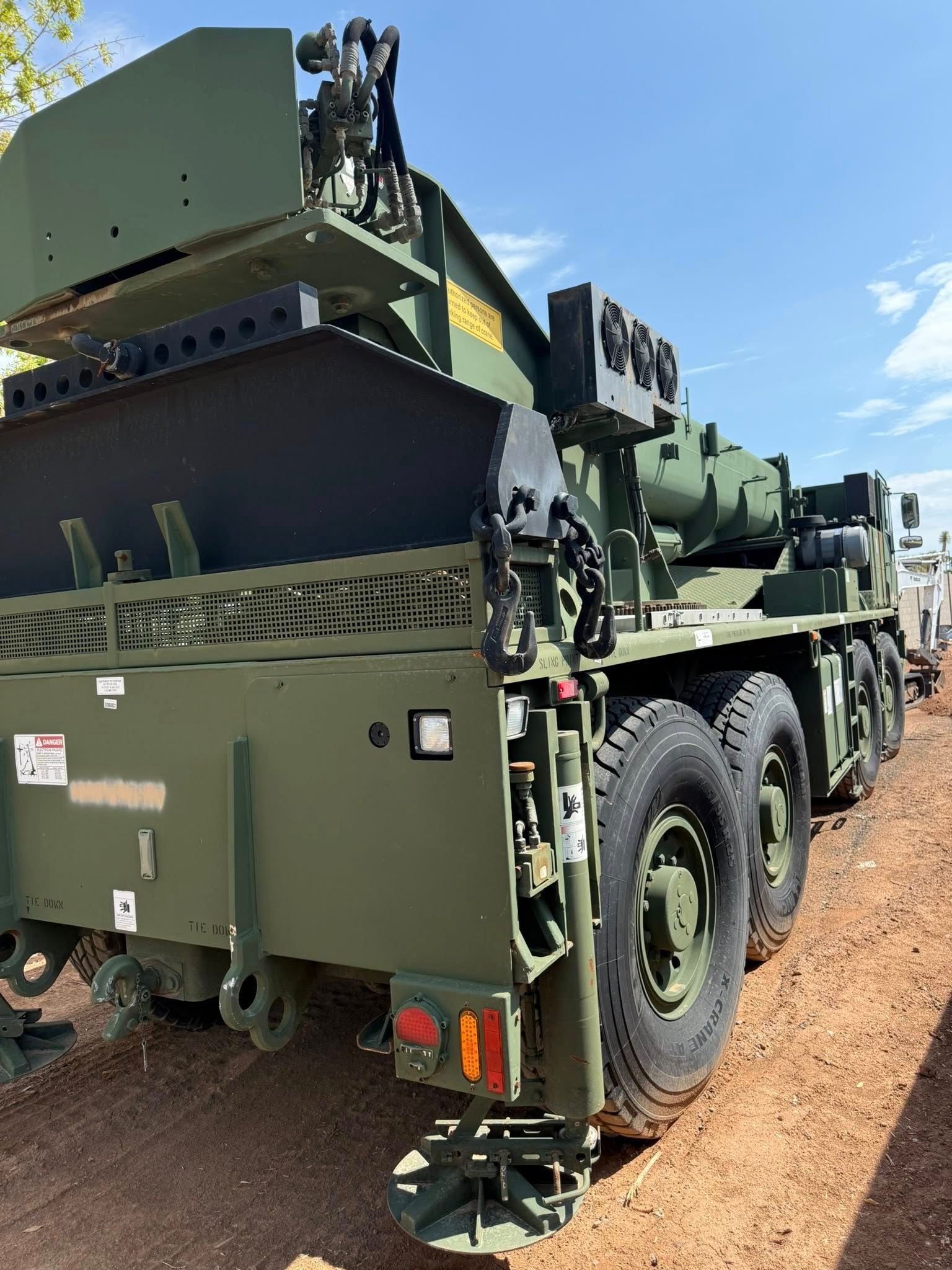 Green Tow Truck Rear View | Foys Auto Repair