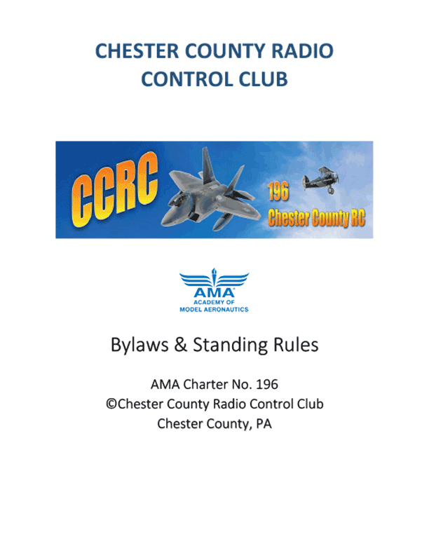 CCRC Bylaws & Standing Rules