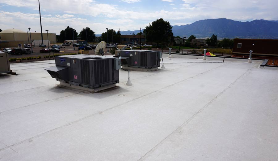 Built-In Systems on Commercial Roof — Colorado Springs, CO — McWilliams Roofing