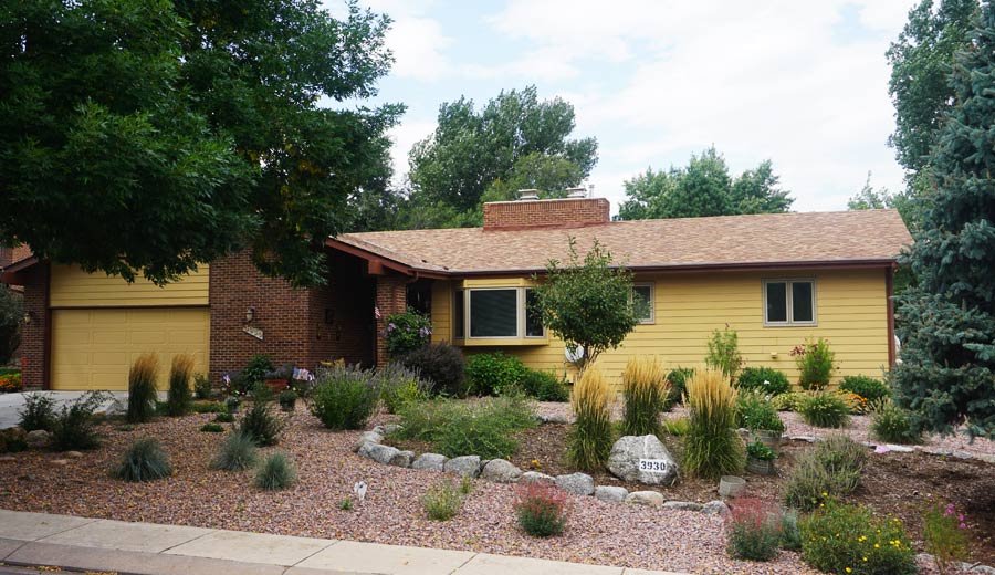 House with Landscape Work — Colorado Springs, CO — McWilliams Roofing