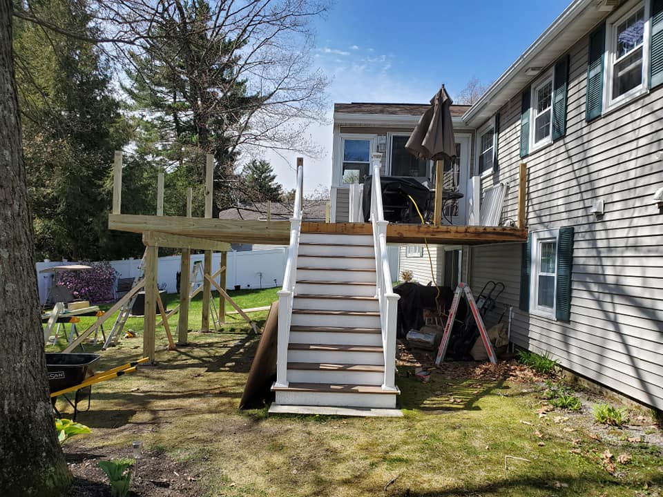 Deck Stair - Nashua, NH - Rush Remodeling