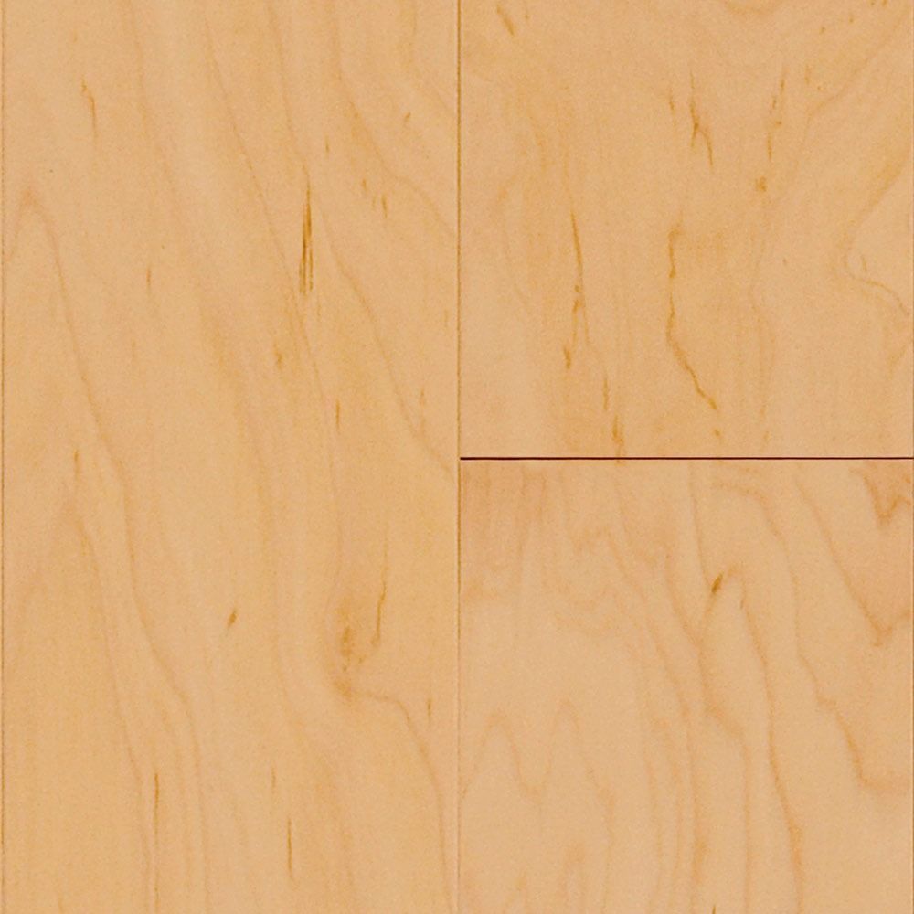 Light-colored hardwood flooring with wood grain pattern.