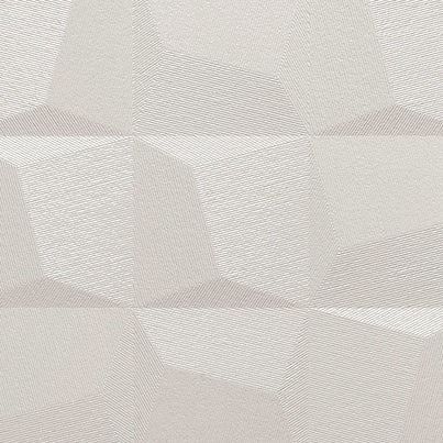 White textured wall tile with raised geometric pattern.