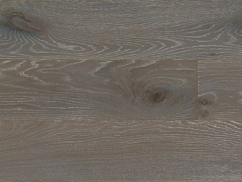 Gray wood flooring with grain details.