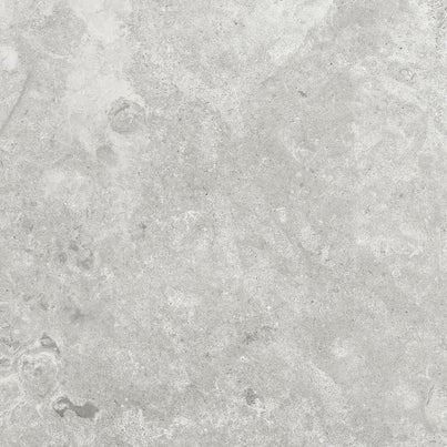 Light gray stone tile with mottled texture.