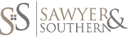 Logo of Sawyer & Southern, a real estate company. Features stylized "S&S" with a house graphic, followed by the company name.