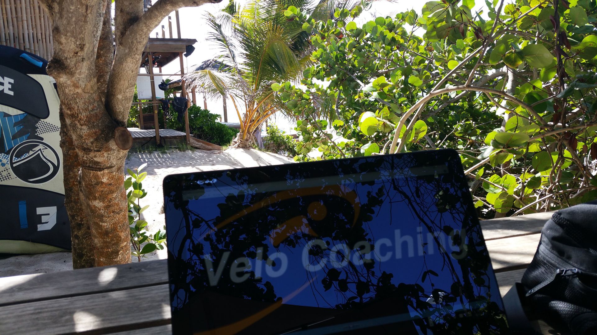 Coaching in the British Virgin Islands....it was a tough job!