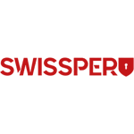 El logo de Swissperu es rojo y blanco sobre un fondo blanco.
