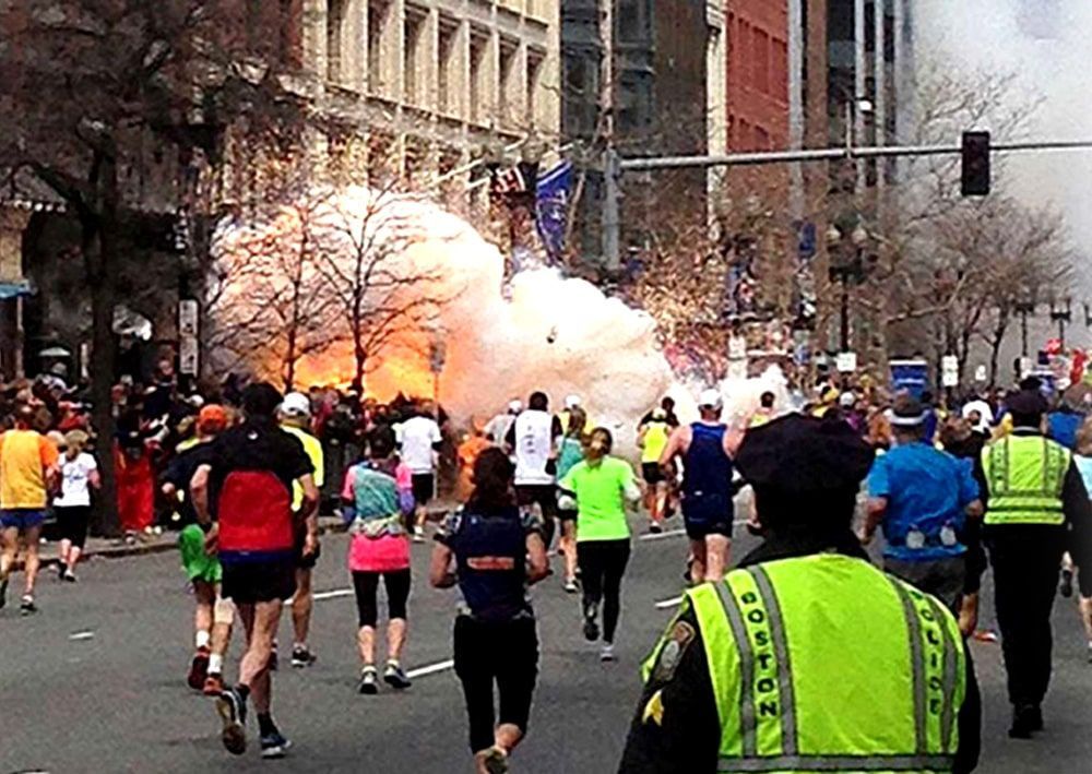 imagen no explicita del atentado en la maratón de Boston de abril 2013