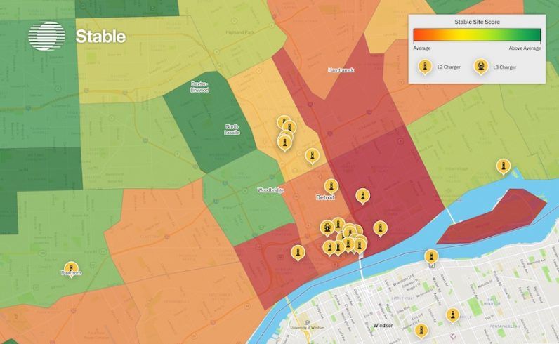 Detroit EV charging