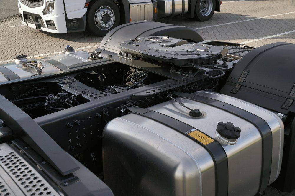 A Semi Truck with A Trailer Attached to It Is Parked in A Parking Lot — Top End Diesel In Katherine, NT
