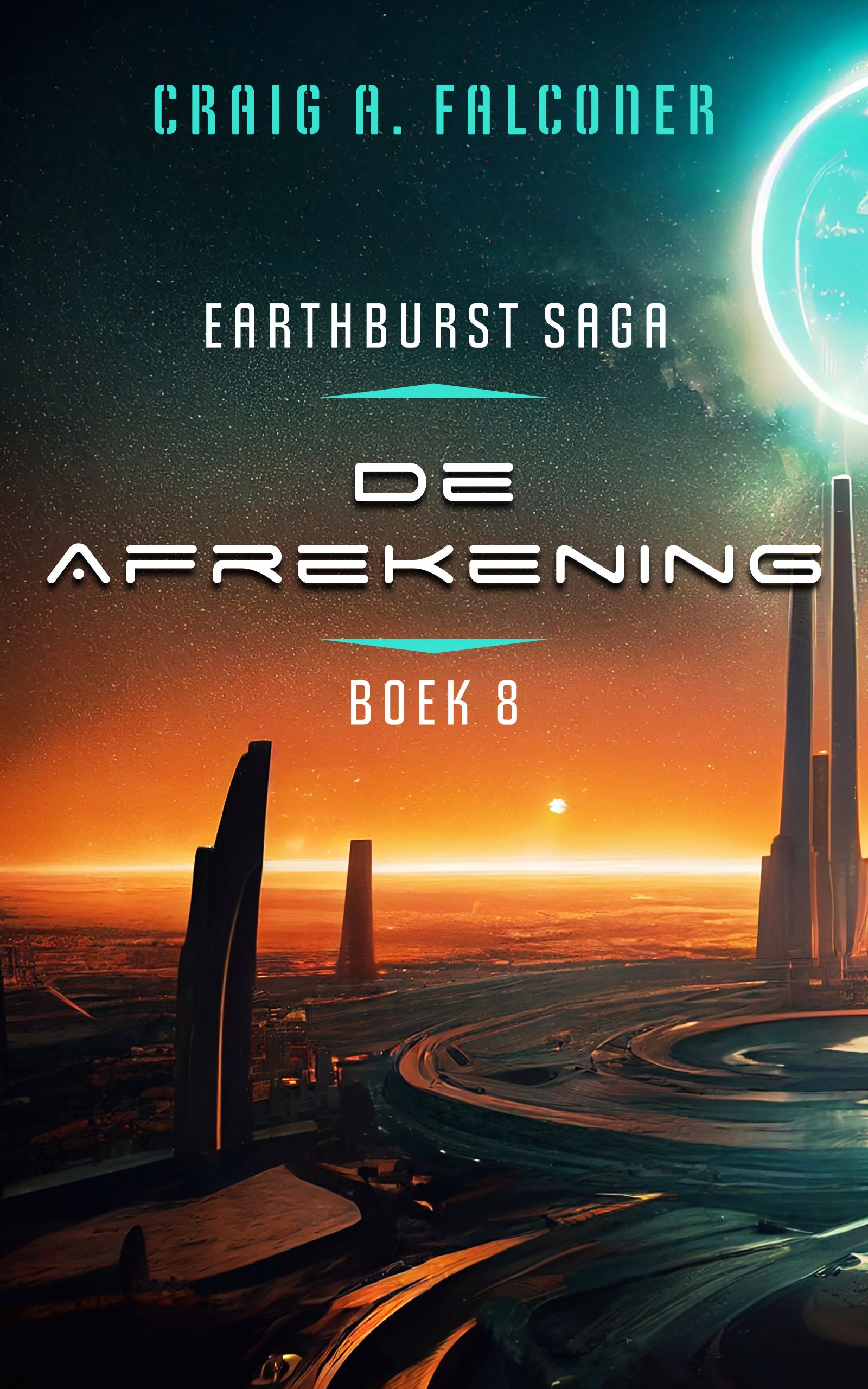 Verkrijgbaar vanaf 11 augustus 2026! Earthburst Saga # 8, Deafrekening. Craig A. Falconer
