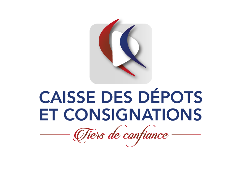 A logo for a company called caisse des dépots et consignations