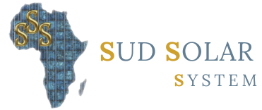 Le logo du système solaire Sud montre une carte de l'Afrique