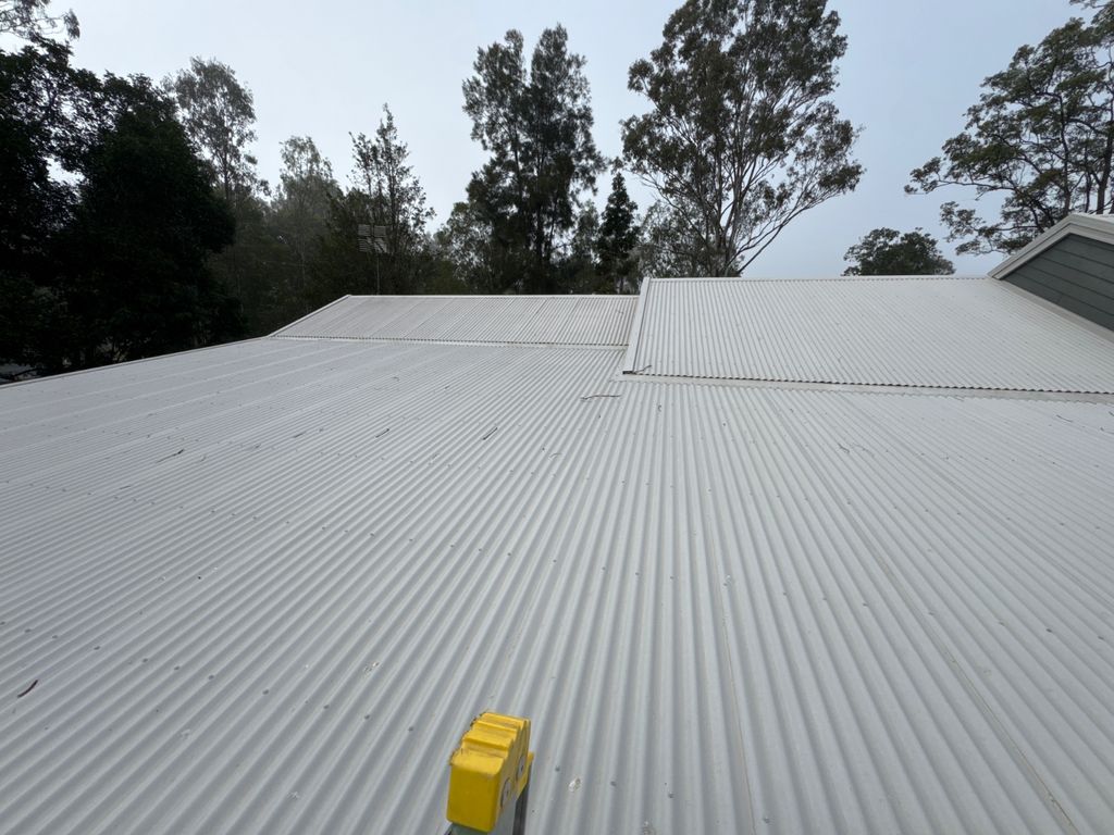 An after view of a clean brisbane patio roof