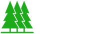 A logo for order of the lawn with three pine trees.