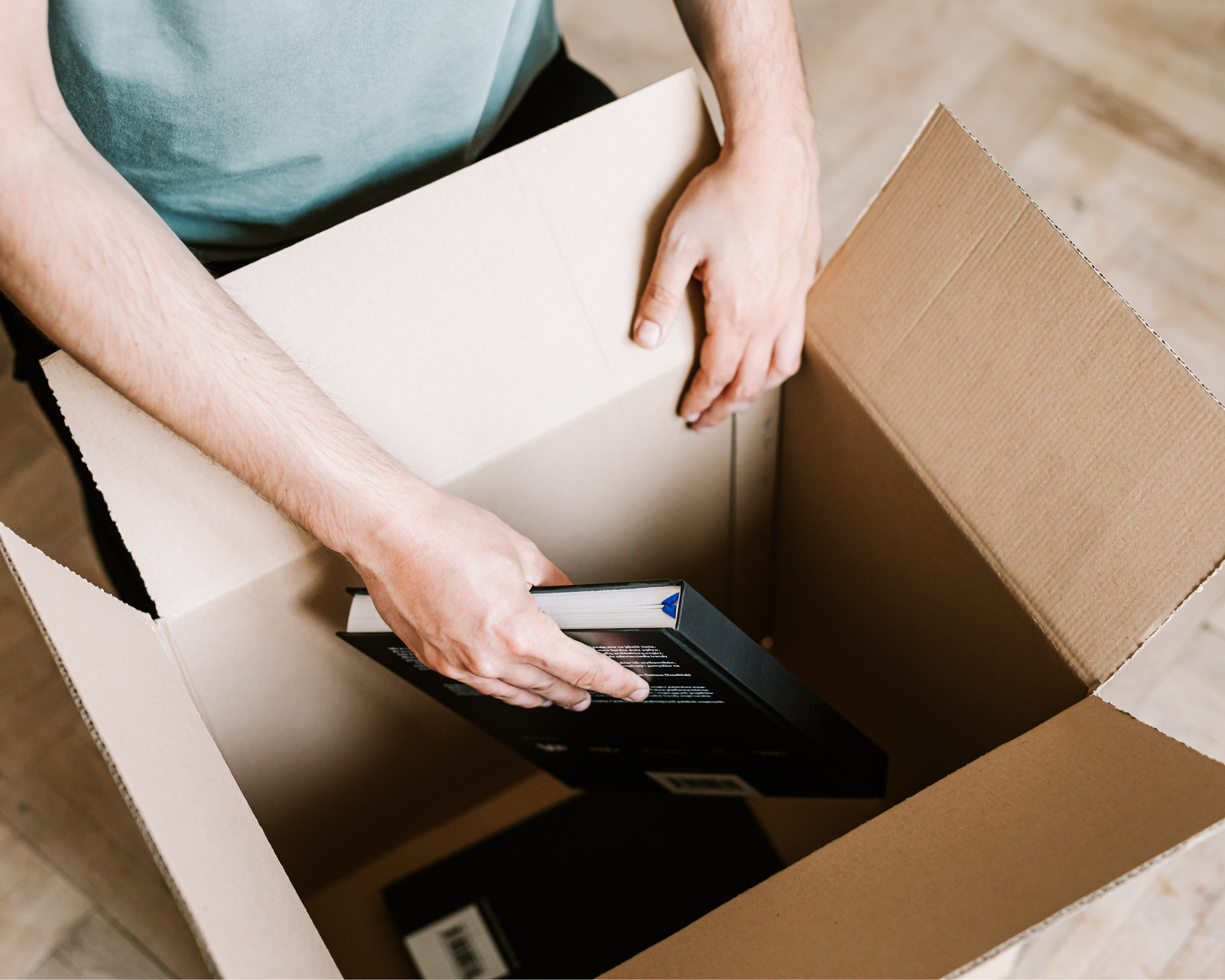 Letting go of sentimental clutter and honoring the memory.