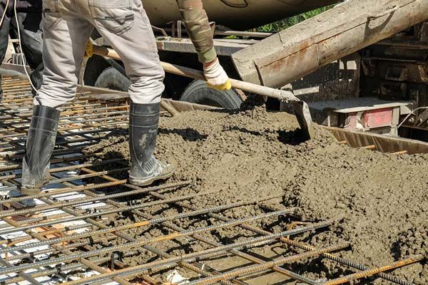 An image of a concrete foundation in Kentwood MI