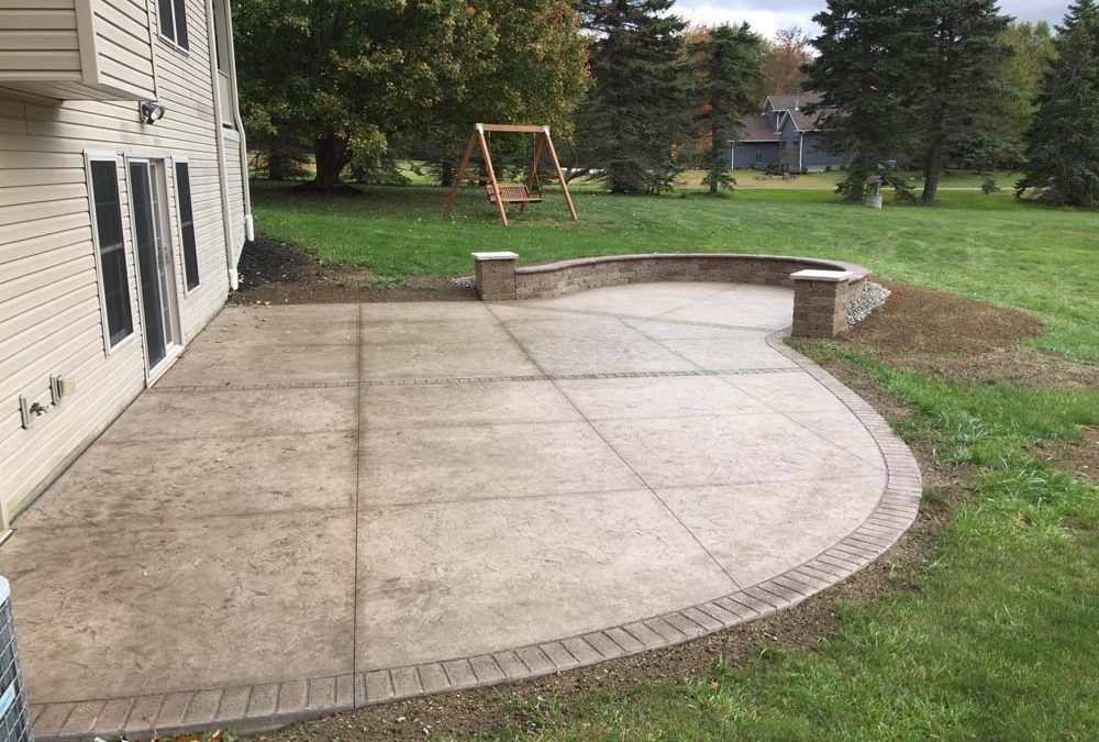 An image of a concrete patio in Kentwood MI