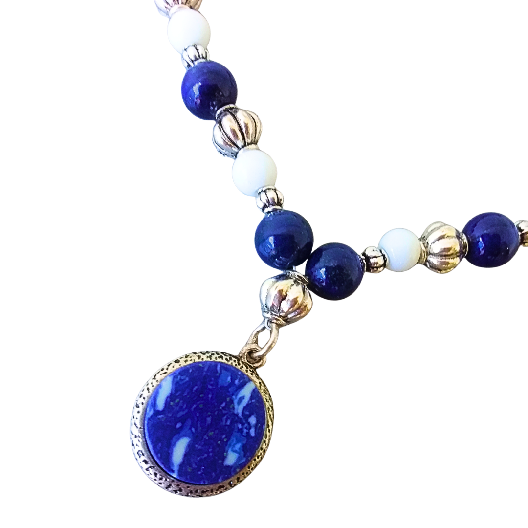 Lovely Lapis Lazuli Crystal Jewelry Set