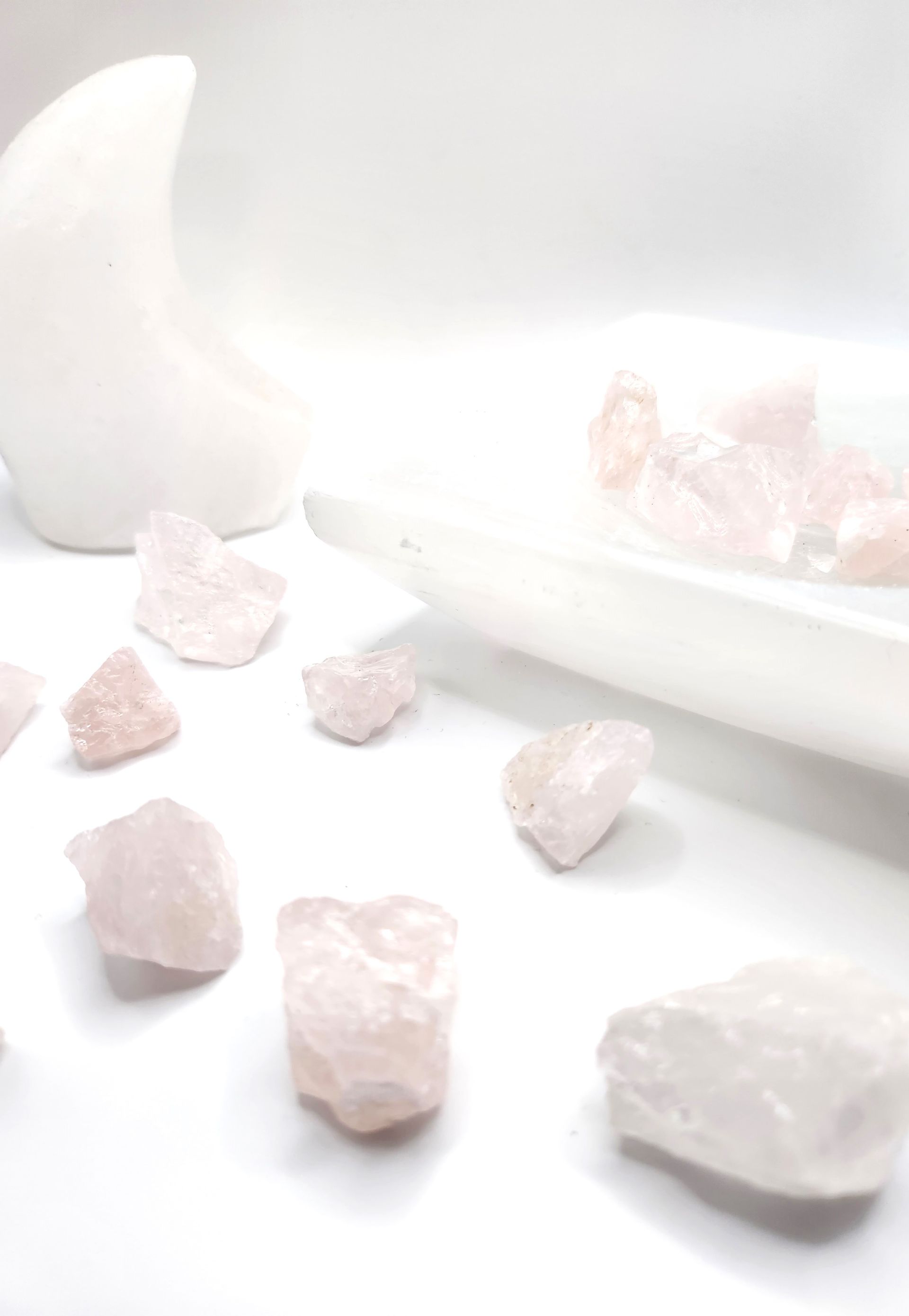 ROSE QUARTZ CRYSTAL Nuggets - Raw