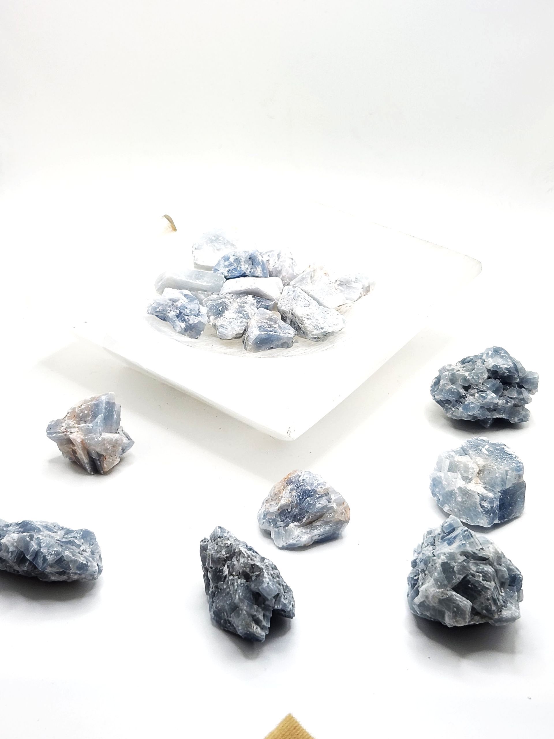 Blue Calcite Crystal Nuggets – Raw