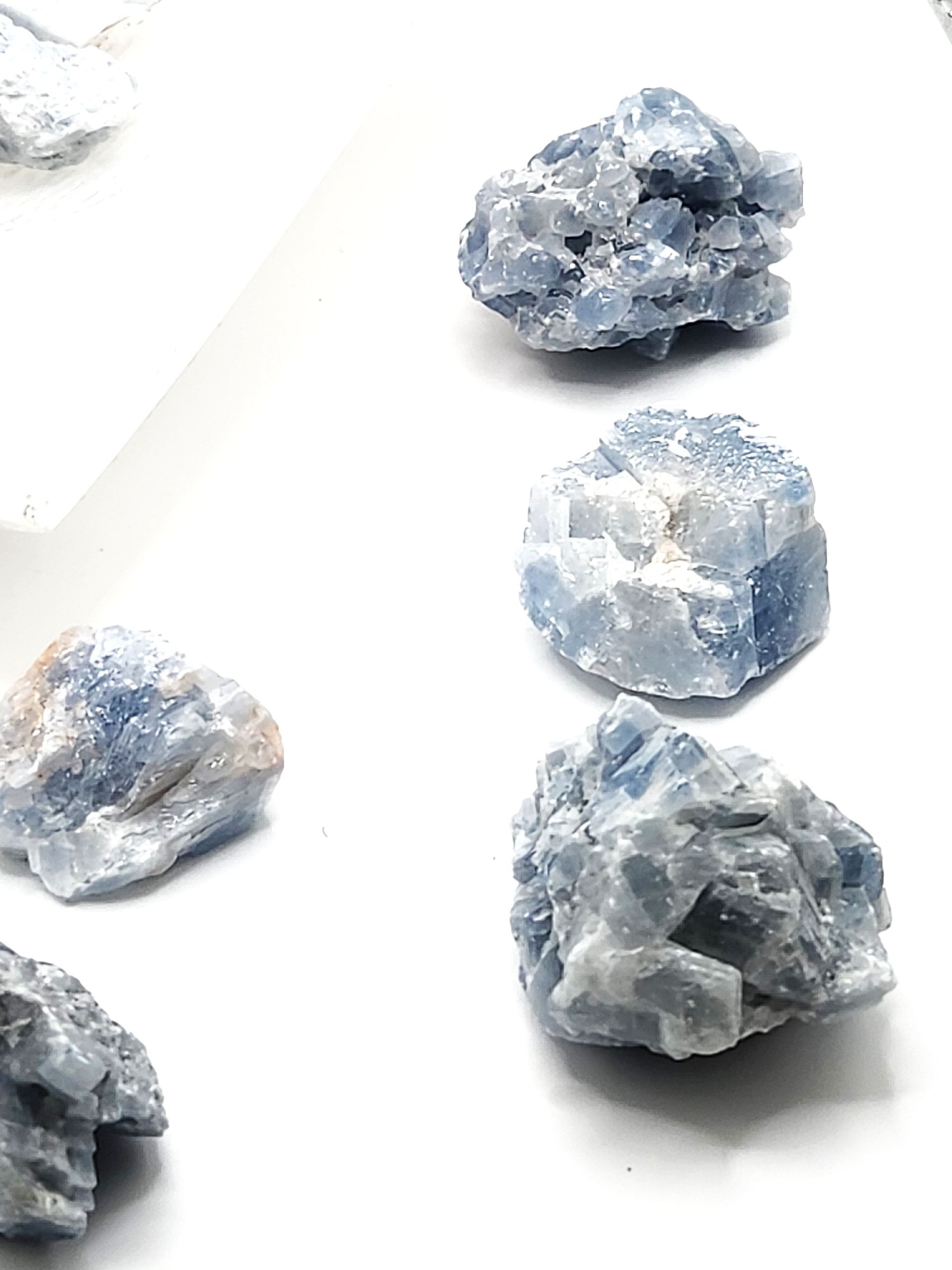BLUE CALCITE CRYSTAL Nuggets - Raw