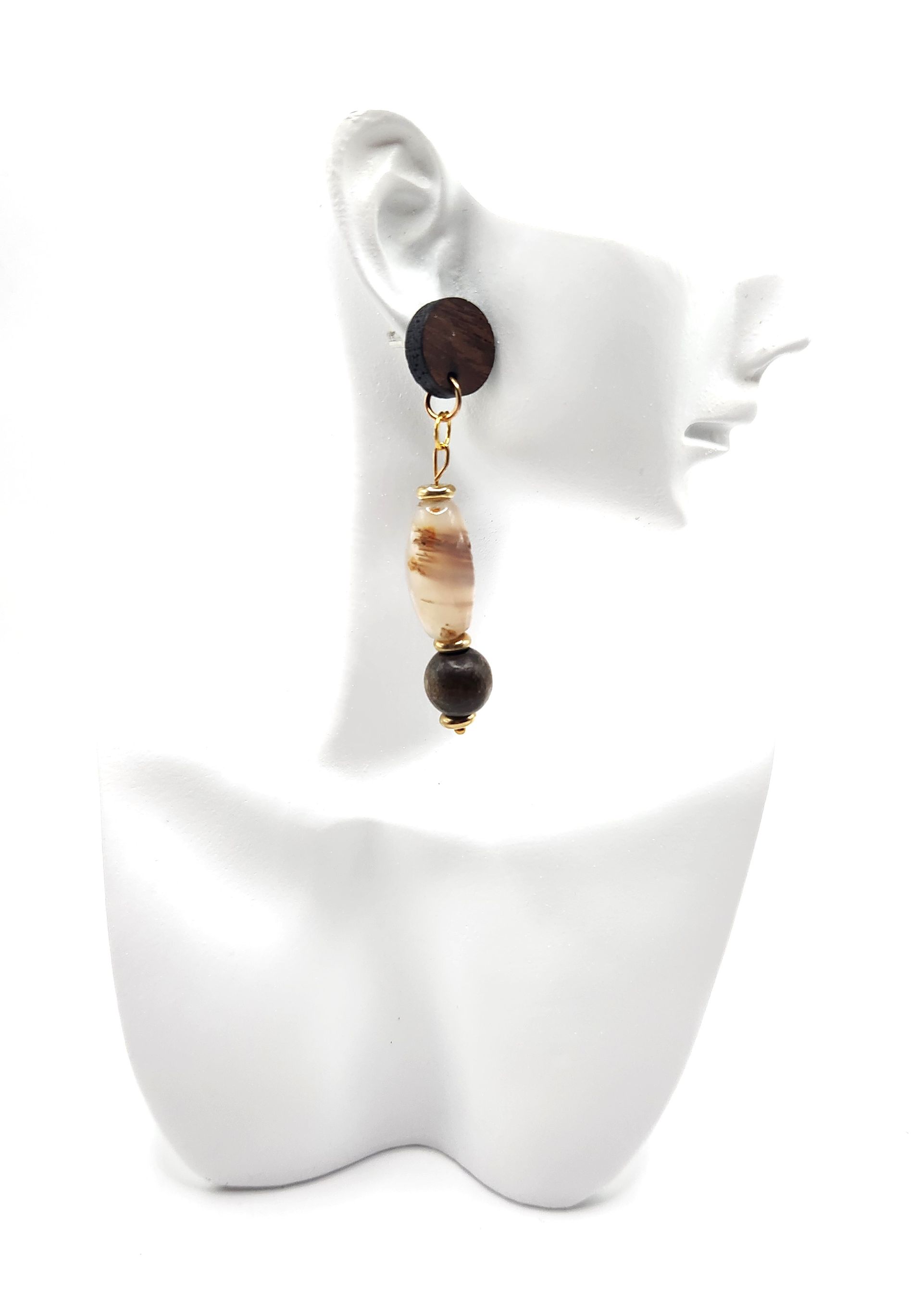 BECOMING BOTSWANA AGATE CRYSTAL Earrings