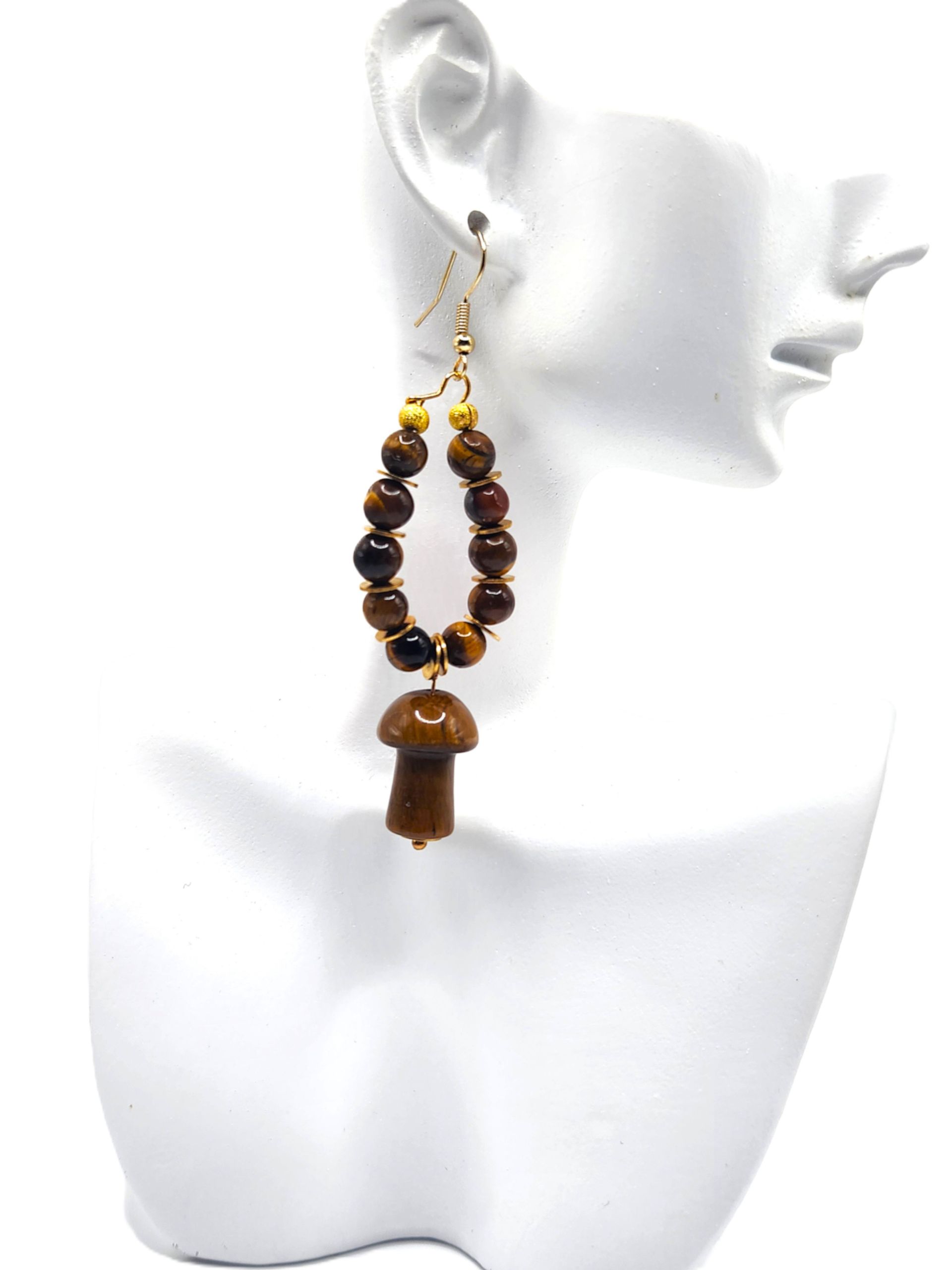 Mighty Mushroom Crystal Earrings