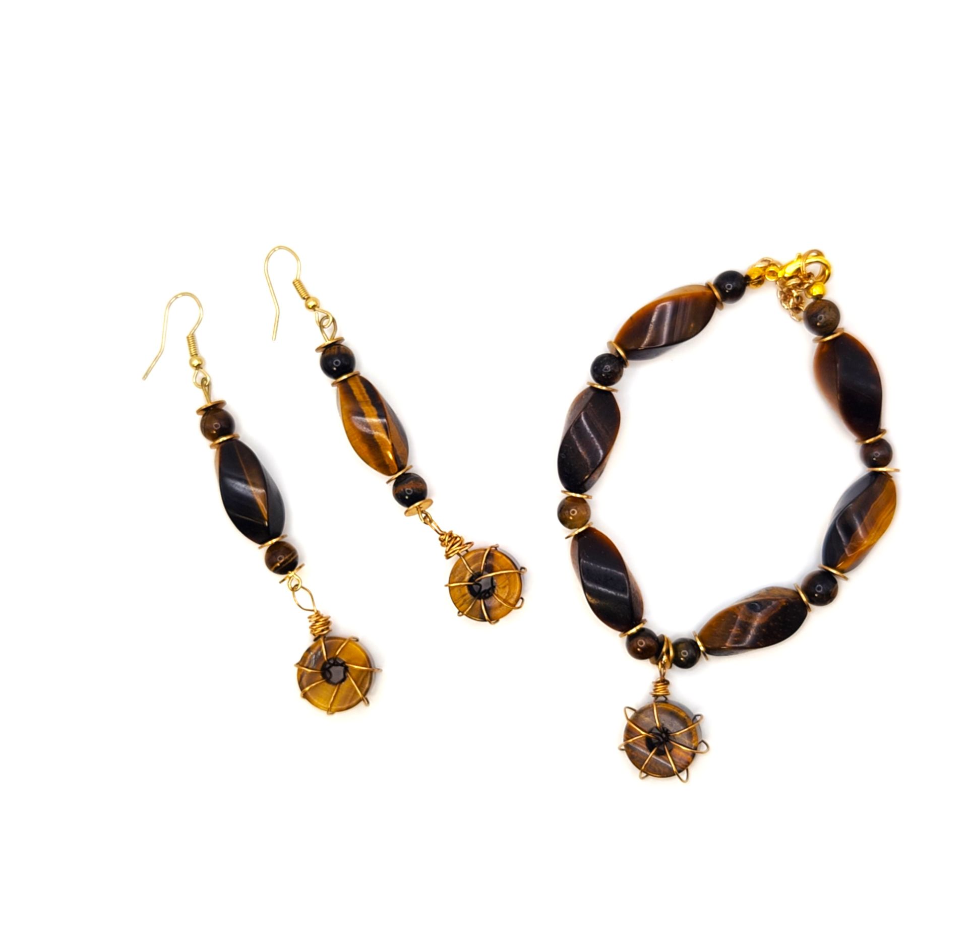 Timeless Tiger’s Eye Crystal Jewelry Set