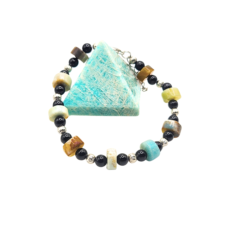 AVID AMAZONITE JASPER CRYSTAL Jewelry Set