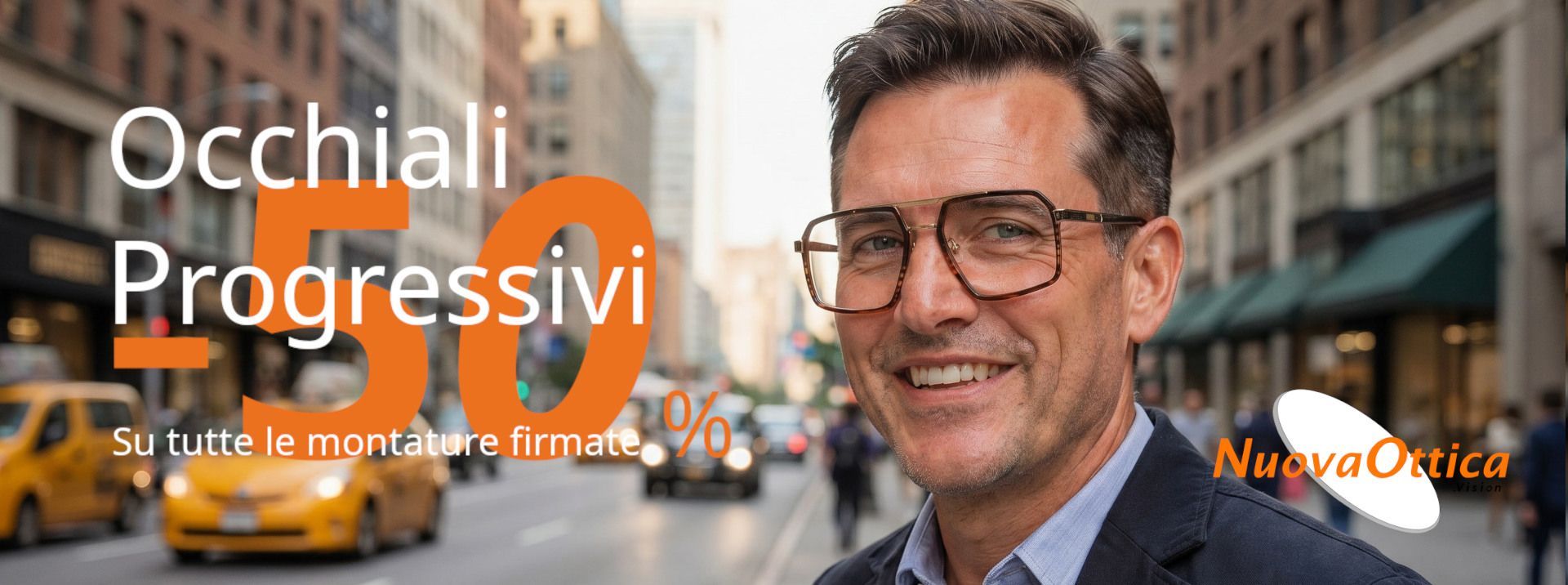 Offerta occhiali progressivi -50% sulle montature firmate