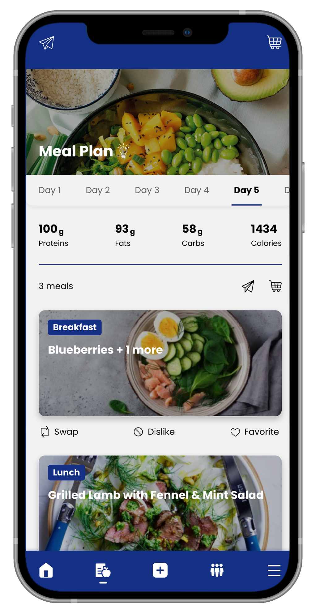 Elevate with Emily app dashboard