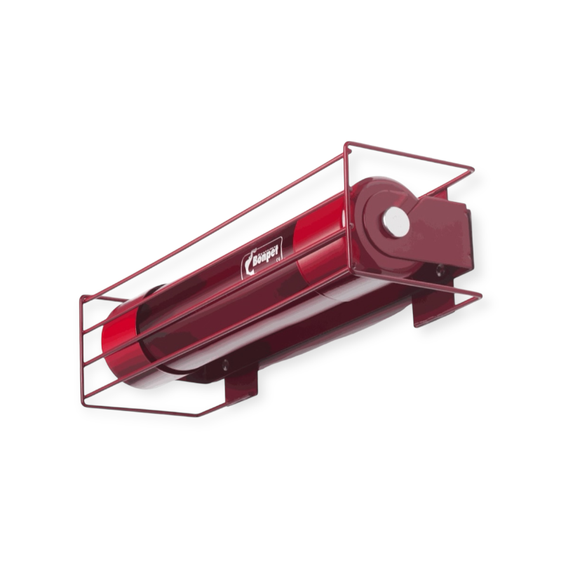Bonpet zelfactiverende brandblusser kleur rood-chroom
