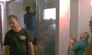 bathroom glass renovation custom