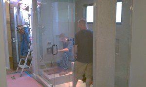 bathroom glass renovation custom