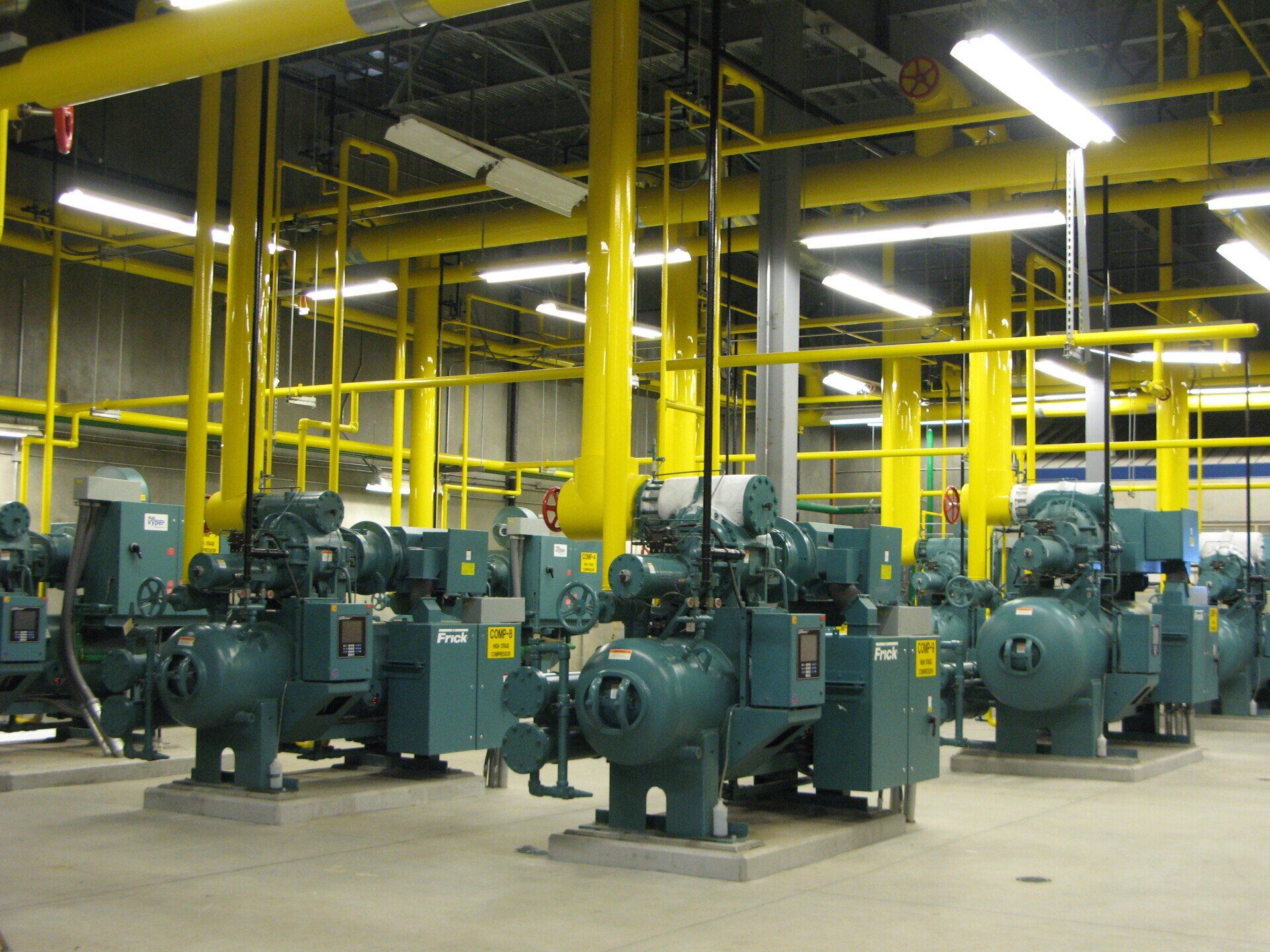 freezer, cooler, and cold dock space