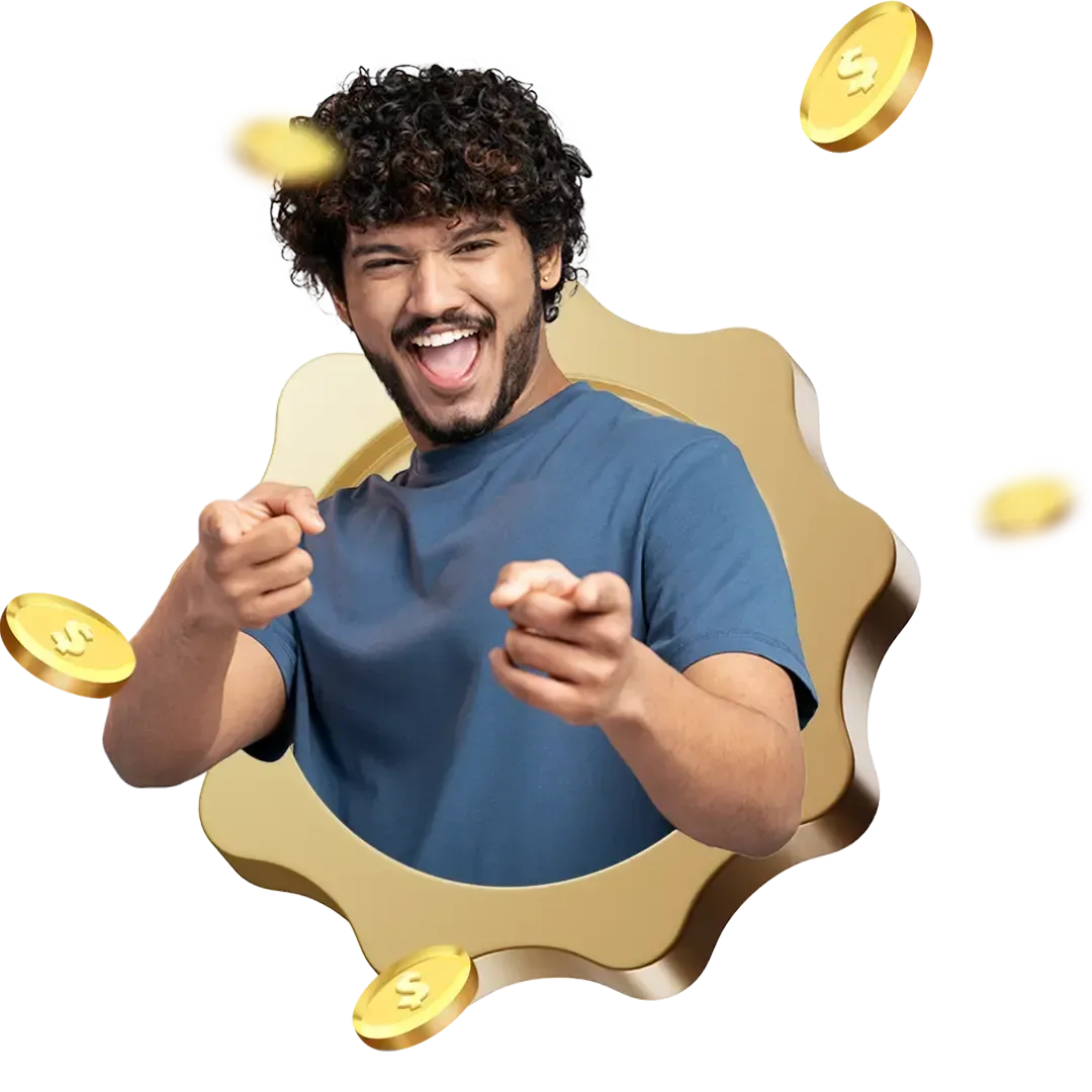 Imagem indicativa de prêmio, como uma ilustração de um troféu dourado com a base roxa