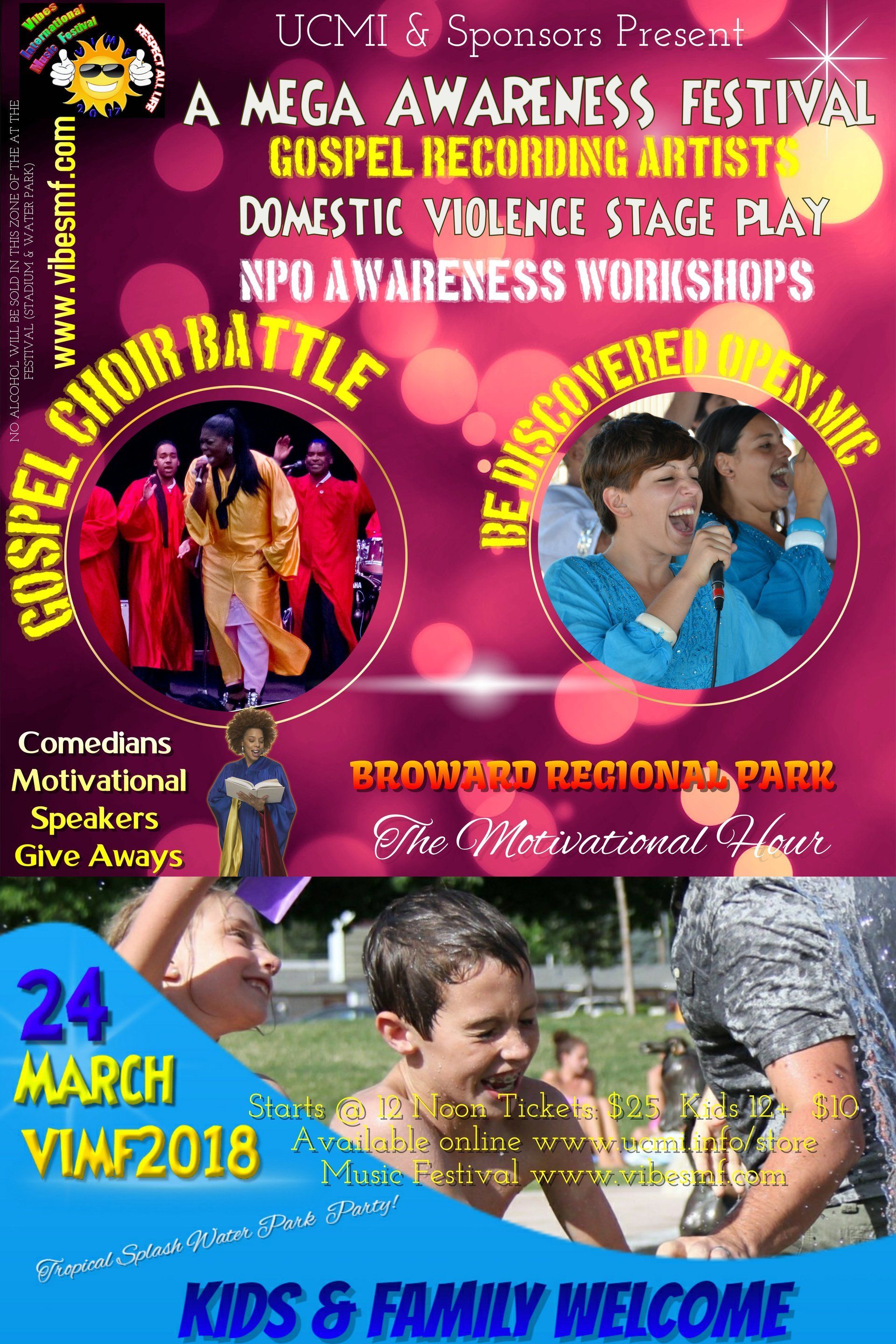 Awareness events in the stadium