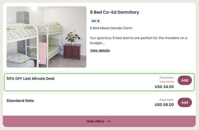 A picture of a bunk bed on a website.