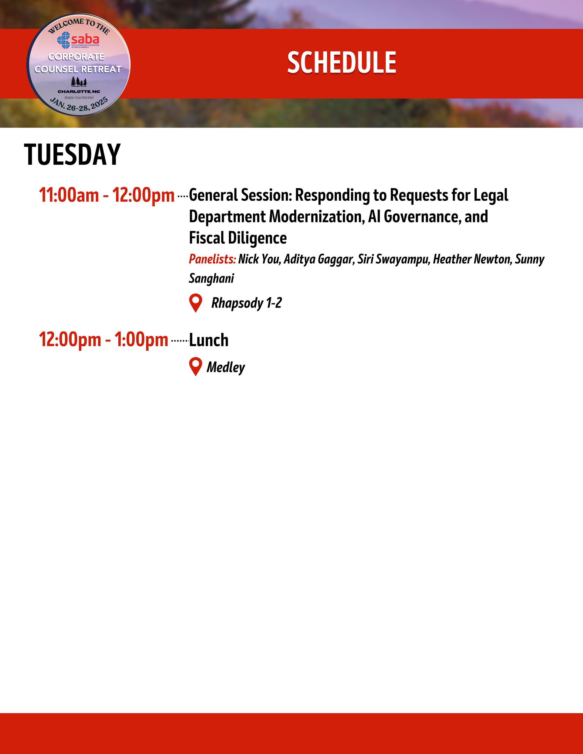 Schedule (NEW) (6) Schedule (NEW) (6)