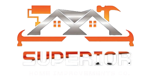 A logo for a company called superior construction