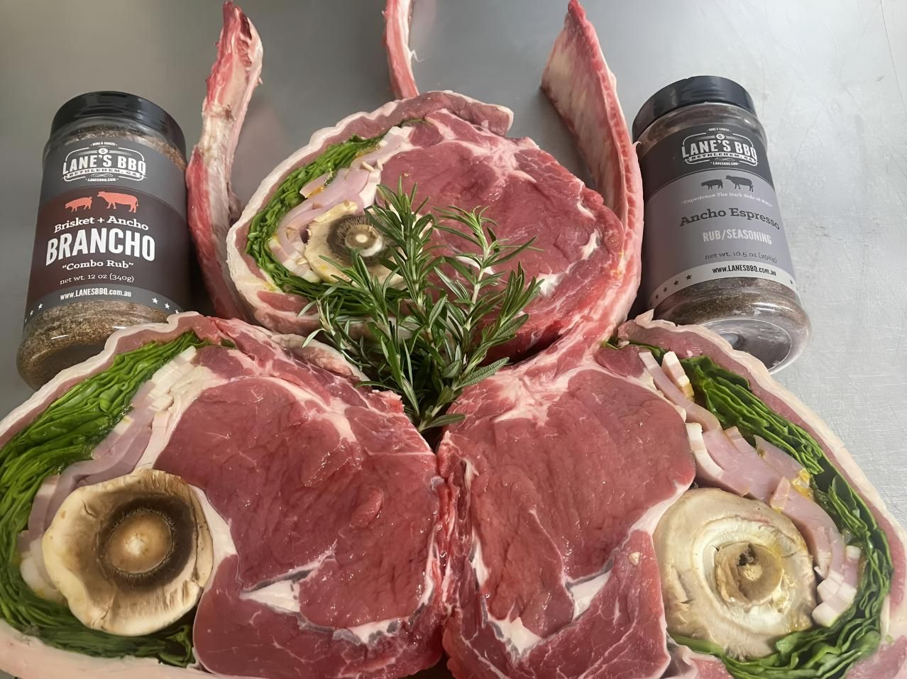 A Pile of Raw Meat and Spices on a Table — MBW Wholesale & Bulk In Cannonvale, QLD