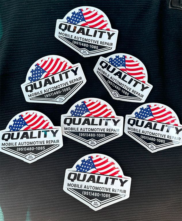 stickers with company logo