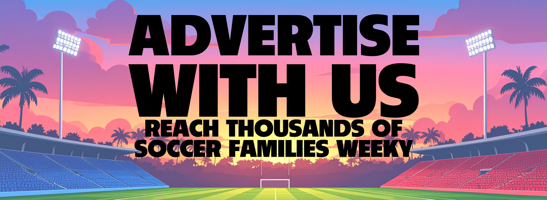 A sign that says advertise with us on it