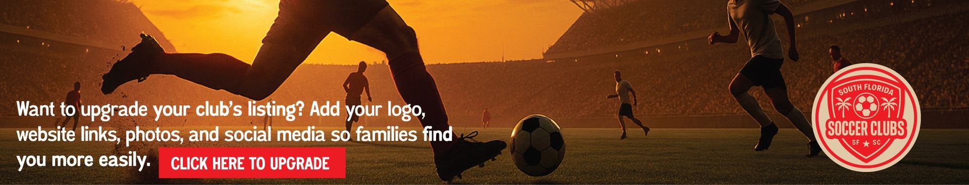 Soccer players on a field; text says 