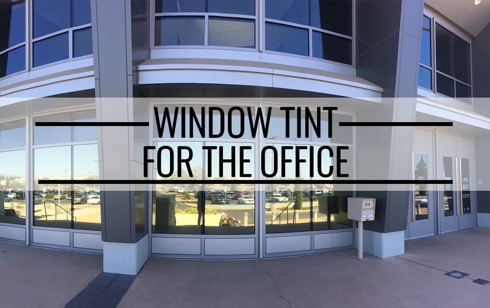 Commercial Building With Window Tint — Montrose, CO — The Dent Doctor
