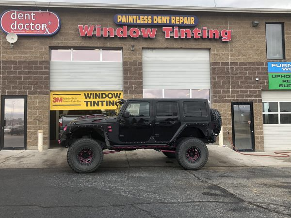 Before Putting Window Tint — Montrose, CO — The Dent Doctor