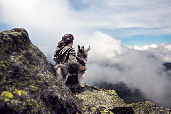 Dog And Owner In A Mountain — Montrose, CO — The Dent Doctor